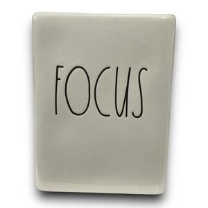 Rae Dunn Artisan Collection by Magenta Ceramic “Focus” Pen and Pencil Holder 195